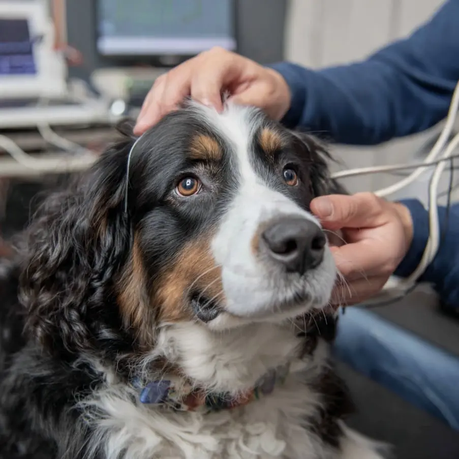 Perrito en endocrinología -  Clinica de especialdiades Veterinarias 